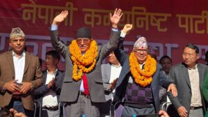 नेपाली कम्युनिष्ट पार्टीले आज विराटनगरमा ‘एकता सन्देश सभा’ गर्दै