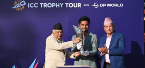 टी–२० विश्वकप ट्रफी आगमनले नेपाली क्रिकेटको आत्मविश्वास बढायो : राष्ट्रपति
