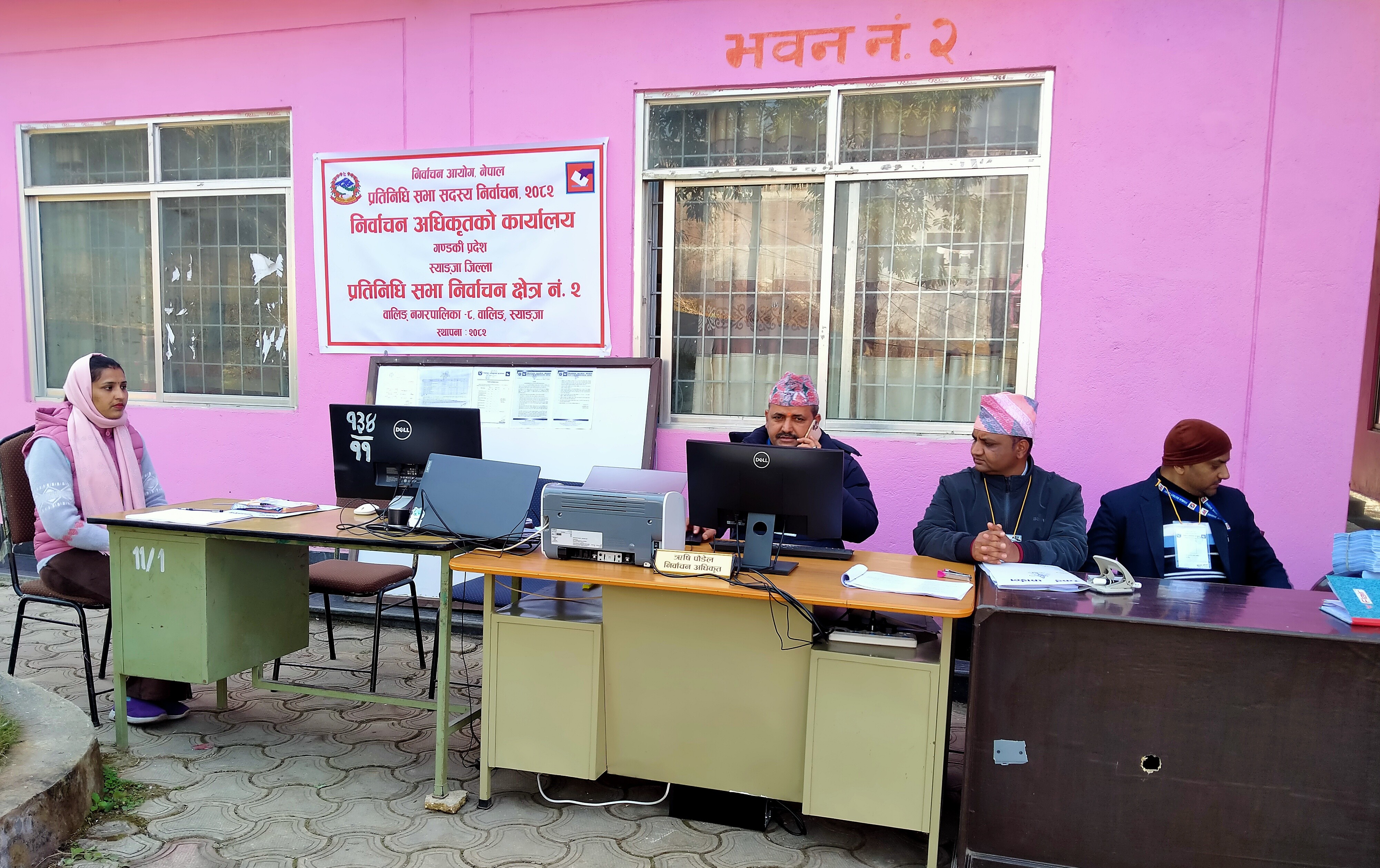 दुई पदका लागि स्याङ्जामा २८ जना चुनावी मैदानमा