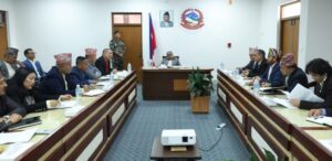 सिंहदरबारमा प्रधानमन्त्री कार्की र दुर्गा प्रसाईँबीच वार्ता