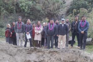 हिस्तानमा वडा कार्यालय भवन निर्माण सुरु