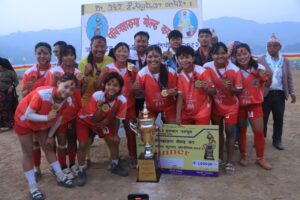 पवित्रहाङमा गोल्डकपको उपाधि दारिम्बा पाँचथरलाई