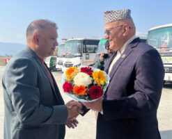 कांग्रेस सभापति थापा पोखरामा