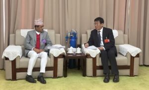 सिचाङका सभामुखसँग महावाणिज्यदूतको शिष्टाचार भेट