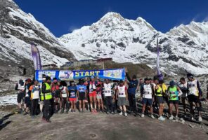 छैटौँ संस्करणको अन्नपूर्ण म्याराथन जेठ २० मा : तीन दिनको पदमार्ग चार घण्टामा