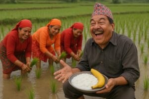 सांस्कृतिक पर्व असार १५ः धान दिवससहित दही चिउरा खाएर मनाइँदै