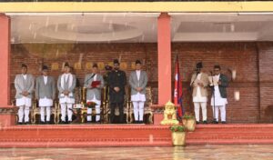 नवनियुक्त मन्त्रीद्वय गुरुङ र पुनद्वारा सपथ ग्रहण