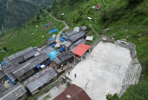 मङ्गलेखानीमा खेलमैदान निर्माण