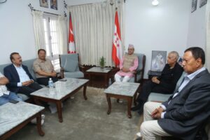 पूर्णबहादुर निवासमा कांग्रेस इतर समूहको शक्ति प्रदर्शन