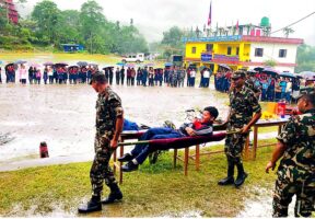 पूर्वी नेपालमा विपद् प्रतिकार्यमा सेनाको तयारी पूरा