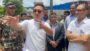 भोटेकोसीमा गाडी खसेपछि खोजी तथा उद्धारमा खटेकालाई हौसला दिन गृहमन्त्री घटनास्थलमा